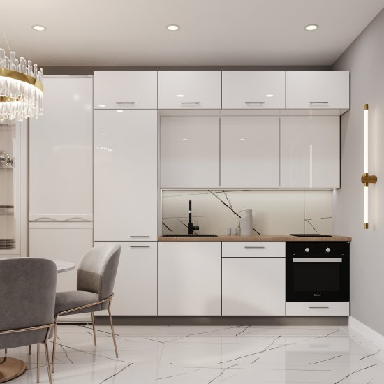 Керамогранит Lavelly Marble Accent белый матовый 1600х800х8,8 мм (2 шт.=2,56 кв.м)