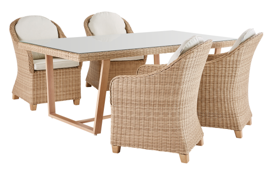 Стол садовый Naterial Medena Fix 100x74x200 см