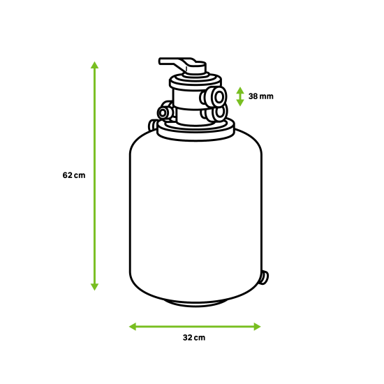 Фильтр-насос песочный для бассейна Intex SF80220-2 7949 л/час
