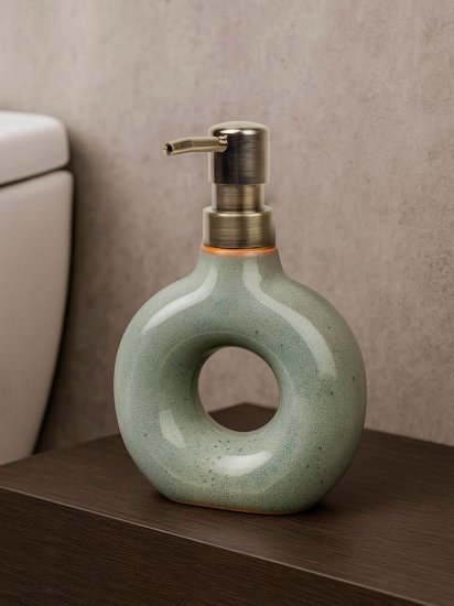 Дозатор для жидкого мыла Zenfort Роска цвет зеленый