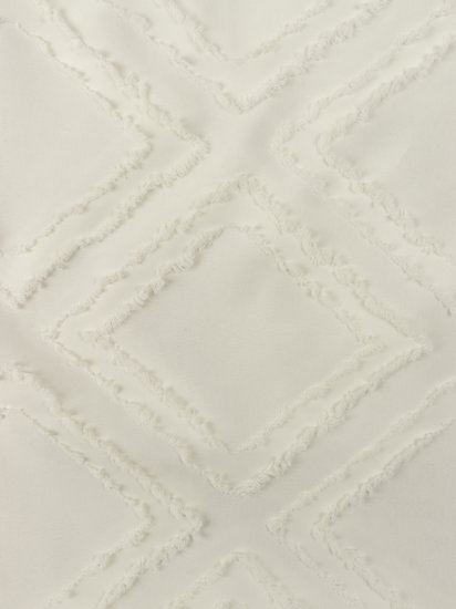 Штора для ванной Zenfort Ромбы 180x200 см полиэстер цвет кремовый