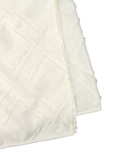 Штора для ванной Zenfort Ромбы 180x200 см полиэстер цвет кремовый