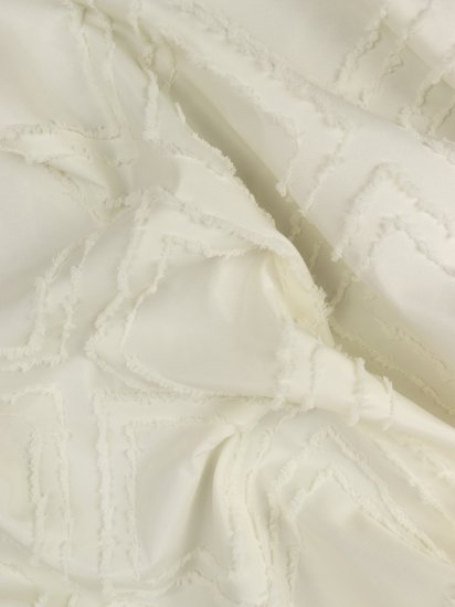 Штора для ванной Zenfort Ромбы 180x200 см полиэстер цвет кремовый