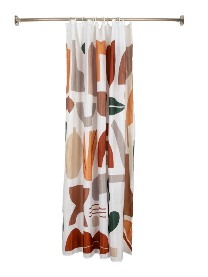 Штора для ванной Zenfort Мехико 180x200 см полиэстер цвет разноцветный