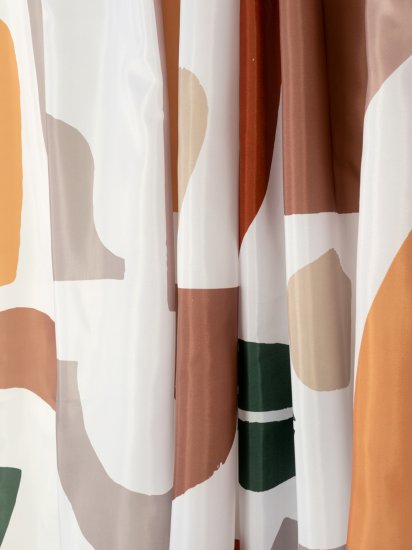 Штора для ванной Zenfort Мехико 180x200 см полиэстер цвет разноцветный