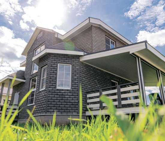 Фасадная плитка Hauberk 2.0 м² цвет сланец