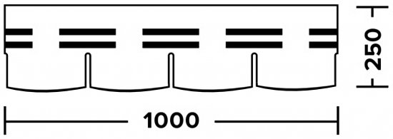 Фасадная плитка Hauberk 2.0 м² цвет сланец