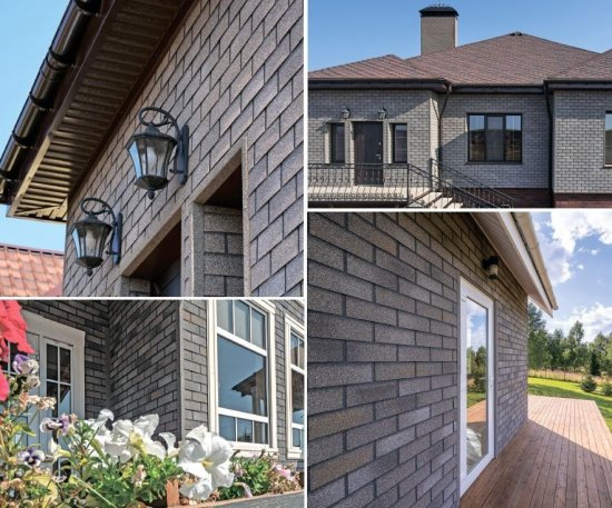 Фасадная плитка Hauberk 2.0 м² серо-бежевый