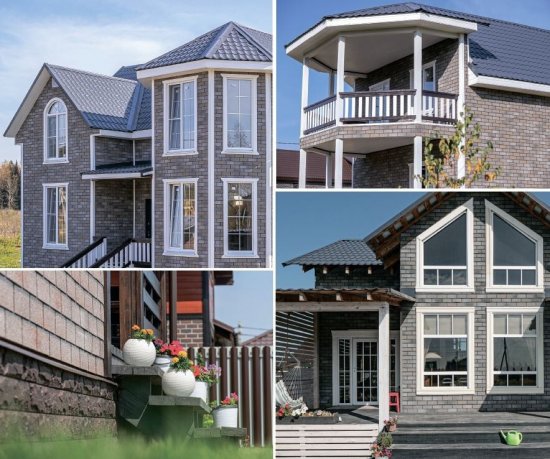 Фасадная плитка Hauberk 2.0 м² серо-бежевый