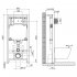 Инсталляция BelBagno 80 для подвесного унитаза без кнопки (BB002-80)