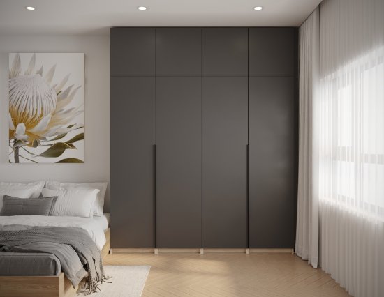 Дверь для шкафа Лион София грей 59.6x38x1.8 см ЛДСП цвет серый