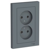 Двойная розетка Systeme Electric AtlasDesign
