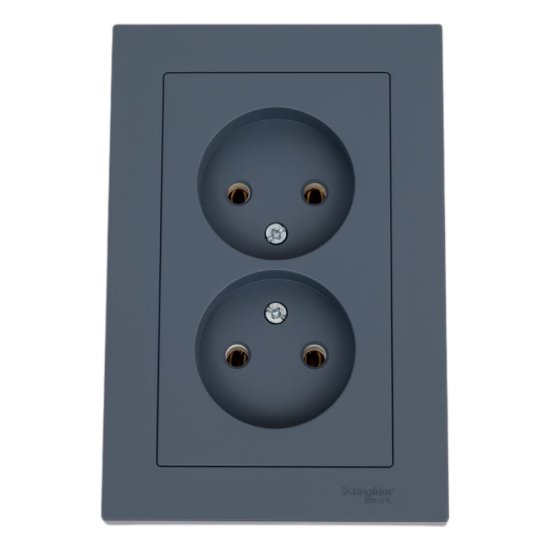 Двойная розетка Systeme Electric AtlasDesign