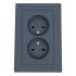 Двойная розетка Systeme Electric AtlasDesign