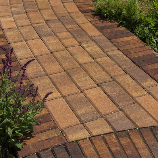 Плитка Тротуарная BRAER прямоугольник 200x100 мм цвет прайд толщина 40 мм