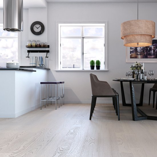 Паркетная доска Blanco Oak Special 3S дуб 3,41 кв.м 14 мм трехполосная брашированная