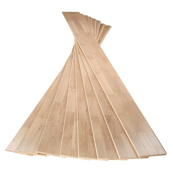 Паркетная доска Blanco Oak Special 3S дуб 3,41 кв.м 14 мм трехполосная брашированная