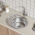 Мойка для кухни Iddis Suno d47х18 см врезная с крылом сталь (SUN60SDi77)