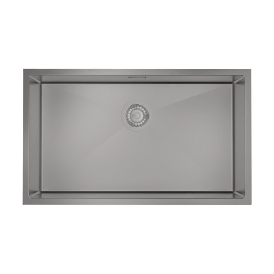 Мойка для кухни Iddis Edifice 74х44х20 см врезная с сифоном сталь графит (EDI74G0i77)