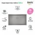 Мойка для кухни Iddis Edifice 74х44х20 см врезная с сифоном сталь графит (EDI74G0i77)