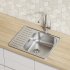 Мойка для кухни Iddis Strit 58,5х48,5х18 см врезная с крылом сталь (STR58SDi77)