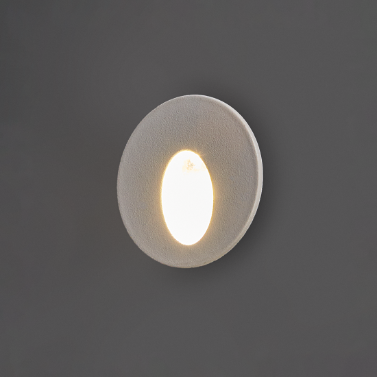 Светильник встраиваемый светодиодный уличный «Piazza» 2 Вт IP65 цвет белый/черный