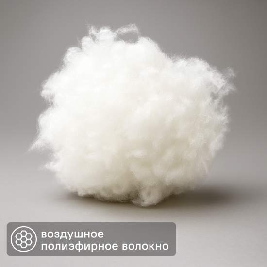 Подушка Inspire Etna 50x50 см велюр цвет серый