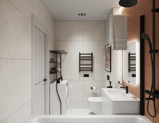 Гигиенический душ Iddis Odda ODDBLR0i08, набор со смесителем, цвет черный матовый