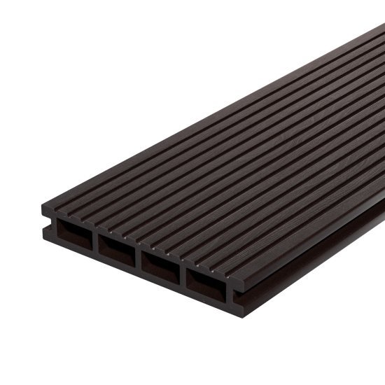 Террасная доска ДПК Decking Smart цвет Венге 4000x150x24 мм 0.6 м²