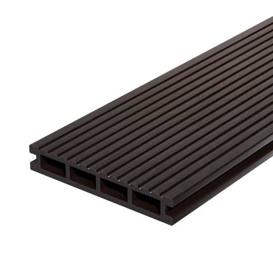 Террасная доска ДПК Decking Smart цвет Венге 4000x150x24 мм 0.6 м²