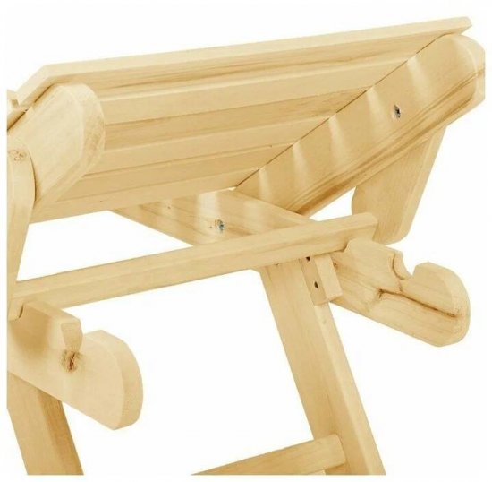 Шезлонг Мукава 60x40x5 см дерево цвет бежевый