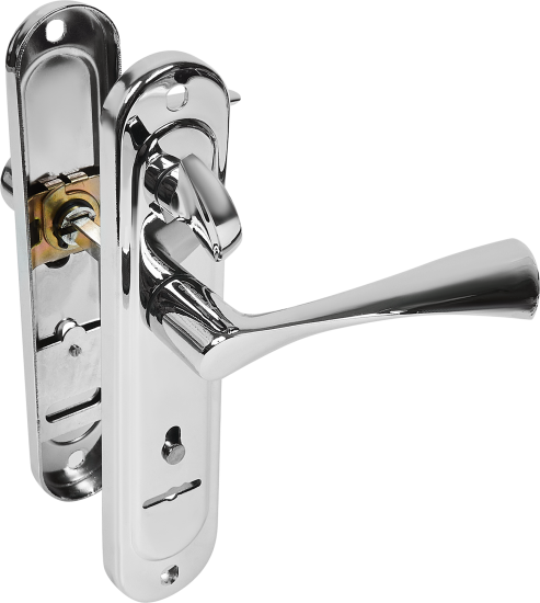 Ручка дверная Apecs HP-77.0323-S-C-CR-L (Гардиан 3012)