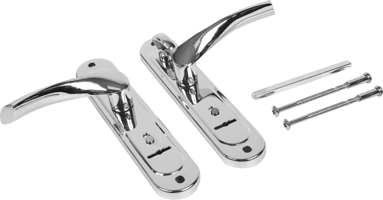 Ручка дверная Apecs HP-77.0323-S-C-CR-L (Гардиан 3012)