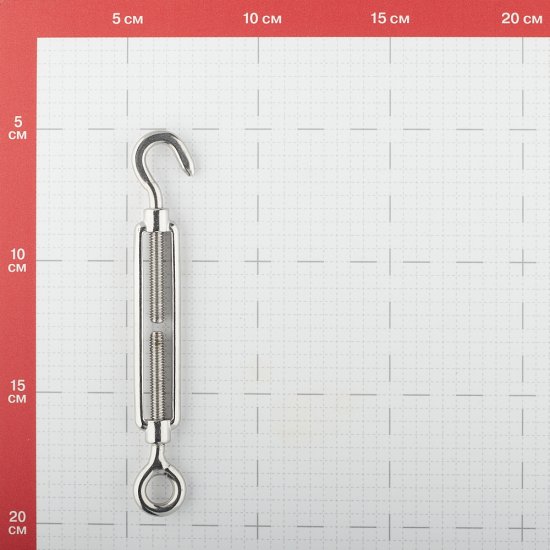 Талреп крюк-кольцо M6 DIN 1480 нержавеющая сталь