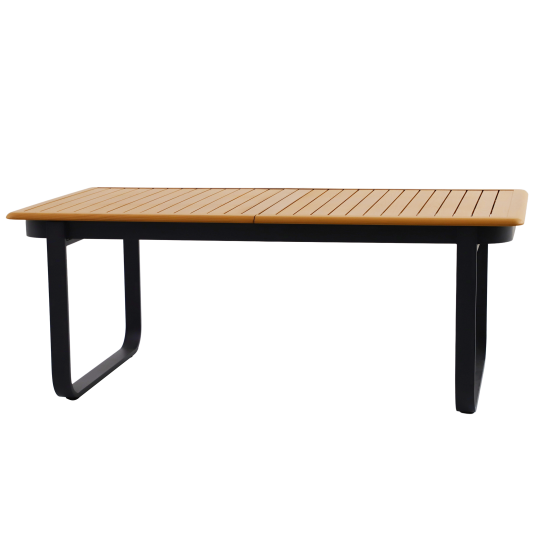 Стол садовый Naterial Calypso 199x100x74 см алюминий темно-серый