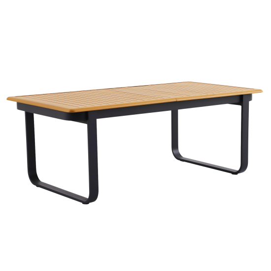 Стол садовый Naterial Calypso 199x100x74 см алюминий темно-серый