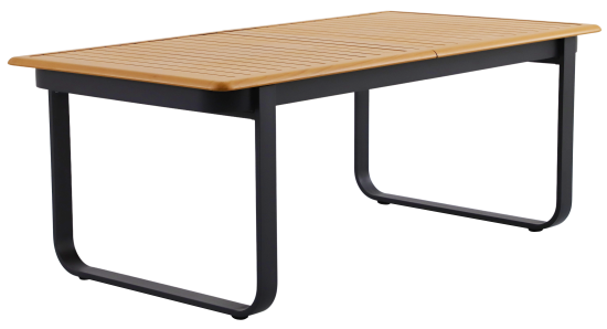 Стол садовый Naterial Calypso 199x100x74 см алюминий темно-серый