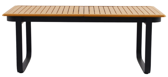 Стол садовый Naterial Calypso 199x100x74 см алюминий темно-серый