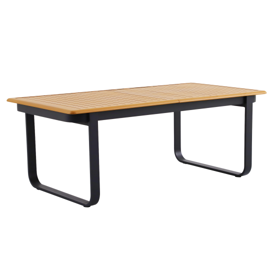 Стол садовый Naterial Calypso 199x100x74 см алюминий темно-серый