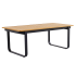 Стол садовый Naterial Calypso 199x100x74 см алюминий темно-серый