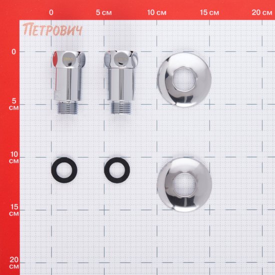 Соединитель прямой для полотенцесушителя Smart 3/4 ВР(г) х 1/2 НР(ш) хром