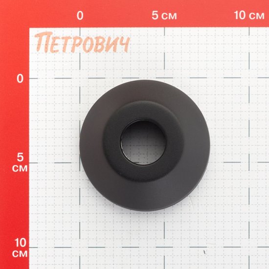 Отражатель декоративный для полотенцесушителя Smart 3/4 d73 мм высокий черный