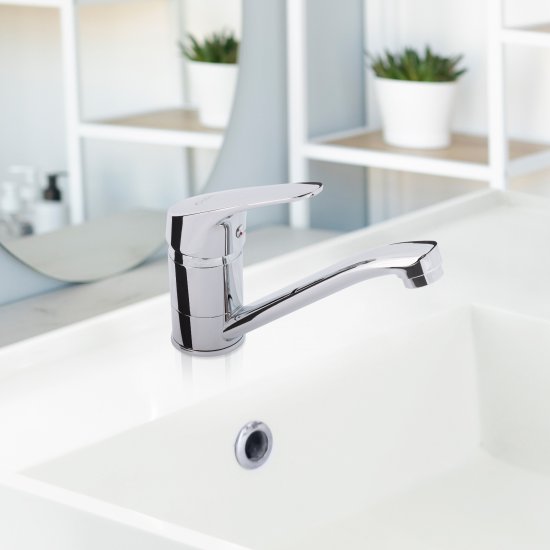 Смеситель для раковины Orta PV2402 однорычажный цвет хром