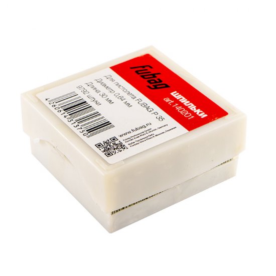 Шпильки для гвоздезабивного пистолета Fubag 0,64x30 мм 23GA калибр лаковые (10000 шт.)