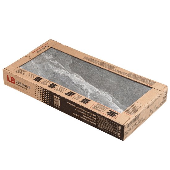 Керамогранит LB Ceramics Диккенс серый 603х300х8,5 мм (8 шт.=1,44 кв.м)