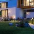 Светильник садово-парковый настенный Elektrostandard Glas черный 255 мм E27 20 Вт IP54 (a049717)