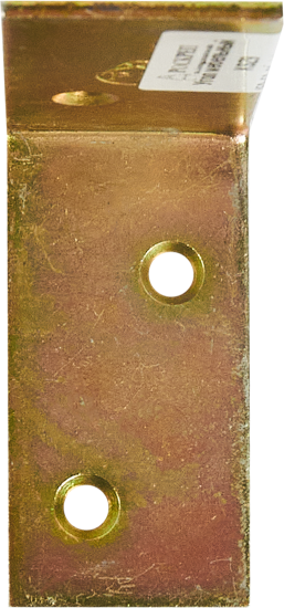 Уголок мебельный KSZ 50x50x25x1.5 желтый цинк