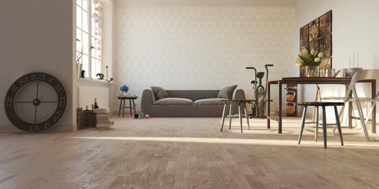 Паркетная доска FocusFloor дуб санни белый 1,678 кв.м 14 мм трехполосная