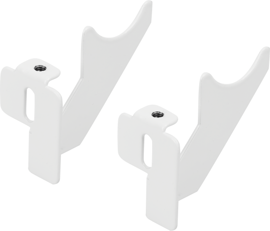 Комплект настенных регулируемых кронштейнов Royal Thermo D 80 цвет белый