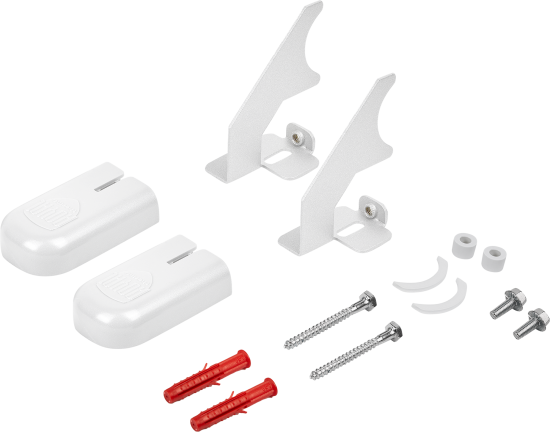 Комплект настенных регулируемых кронштейнов Royal Thermo D 80 цвет белый